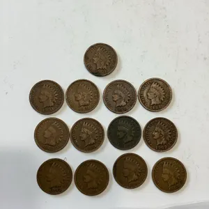 13 - 1900 - 1901 - 1902 - 1904 Indian Head Pennies