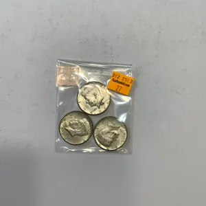3 - 1964 Kennedy Half Dollar