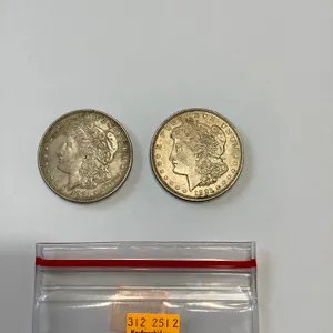 2 - 1921 Morgan Silver Dollars
