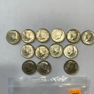 1 - 1971 D  Kennedy Half, 1 - 1973 D Kennedy Half, 1 - 1970 D Kennedy Half, 4 - 1969 D Kennedy Half, 6 - 1968 D Kennedy Half