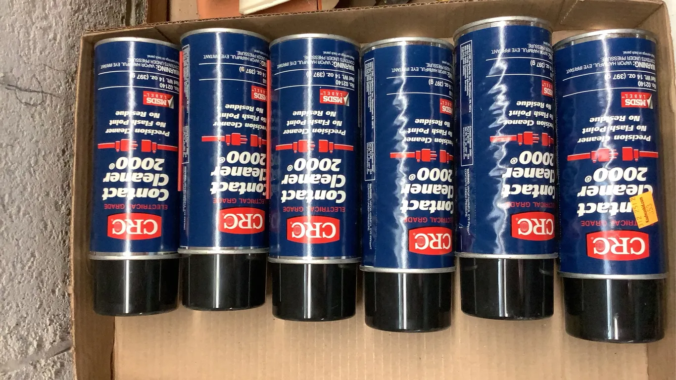 2 boxes contact cleaner 2000