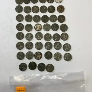 45 - 1943 Metal Wheat Pennies