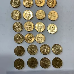 Bag 23 - Modern presidential coins - Polk, Madison, Adams, Jefferson, Taylor, Buchanan, Washington