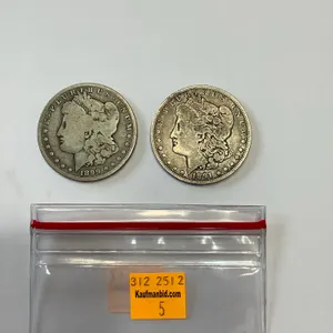 1891-O Morgan Silver Dollar, 1899-O Morgan Silver Dollar