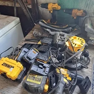 Dewalt Router, 1/2" Cordless Drill Driver, Drill