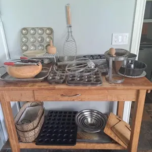 Assortment of Baking Pans, Cutting Boards,