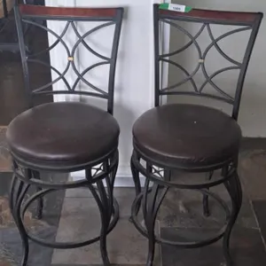 Pair of Swivel Dining Chairs