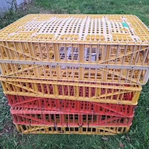 3 chicken crates 1 has damage bottom corner