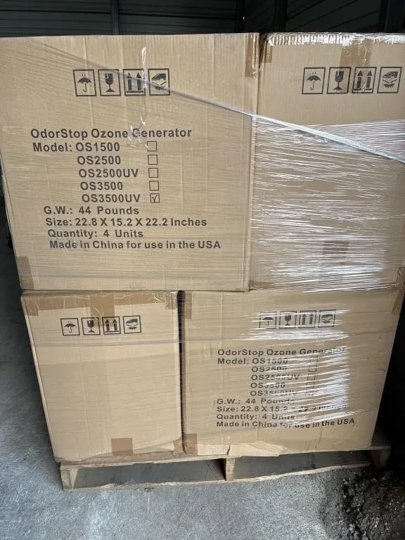 PaLLET OF 32 OZONE GENERATORS