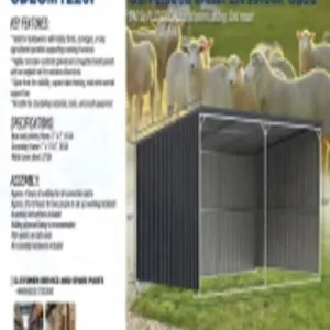 2026 Sdlanch GALVANIZED METAL LIVESTOD SDLGM 12X20