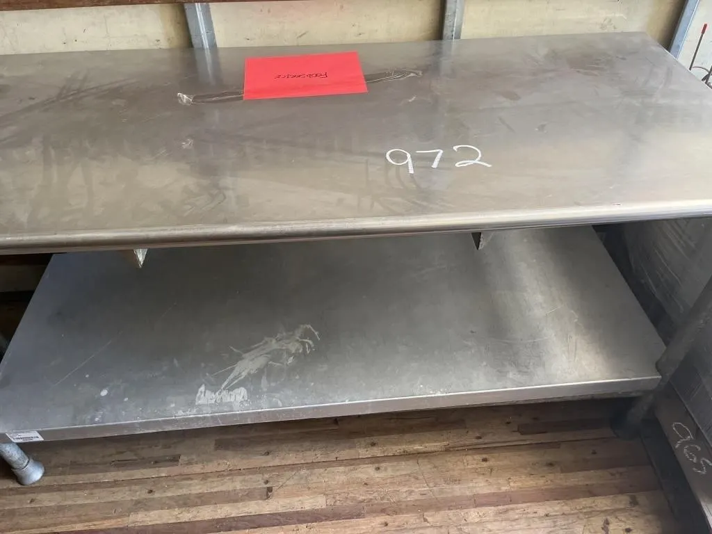 STAINLESS PREP TABLE