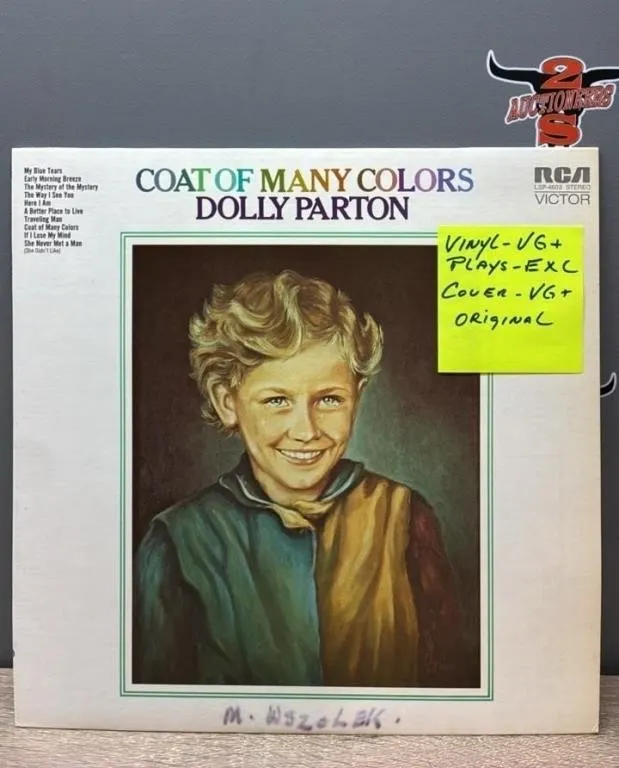 Dolly Parton: Coat Of Many Colours Record Album.