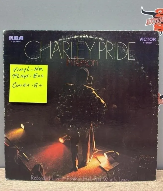Charley Pride: In Person Record Album. Grading