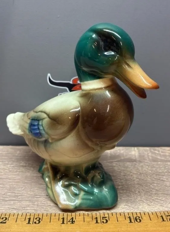 Royal Copley Mallard Duck. 6”H.