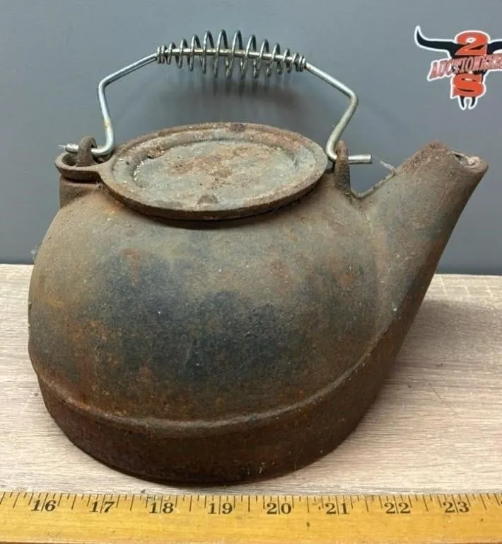 Cast Iron Kettle.