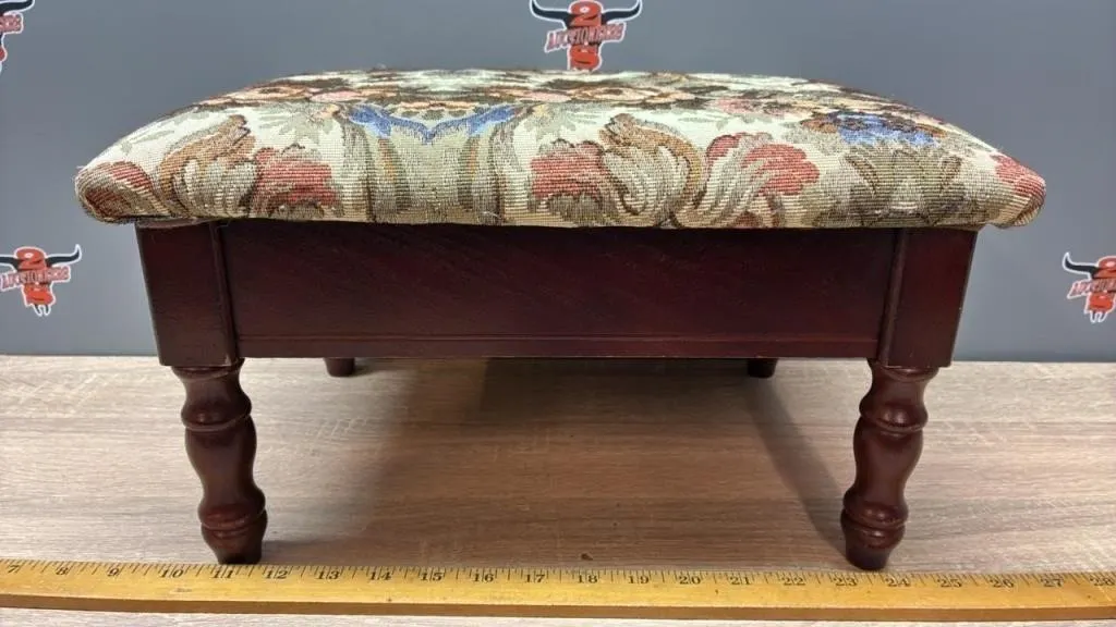 Little Footstool w/Secret Snack Storage.