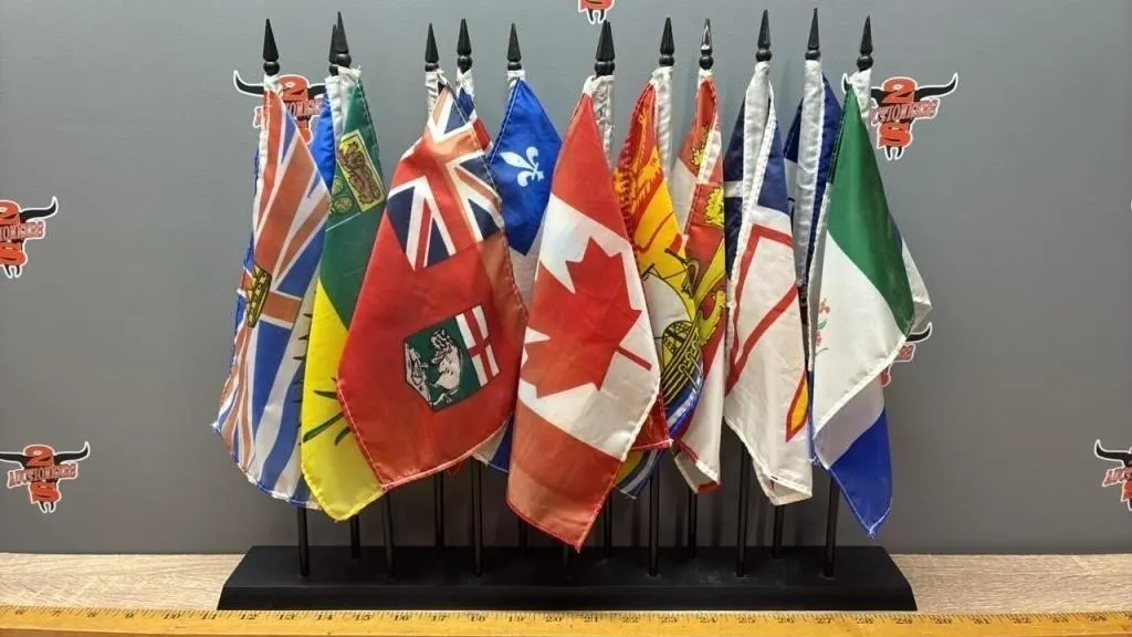 Canada & Provincial Flag Display.
