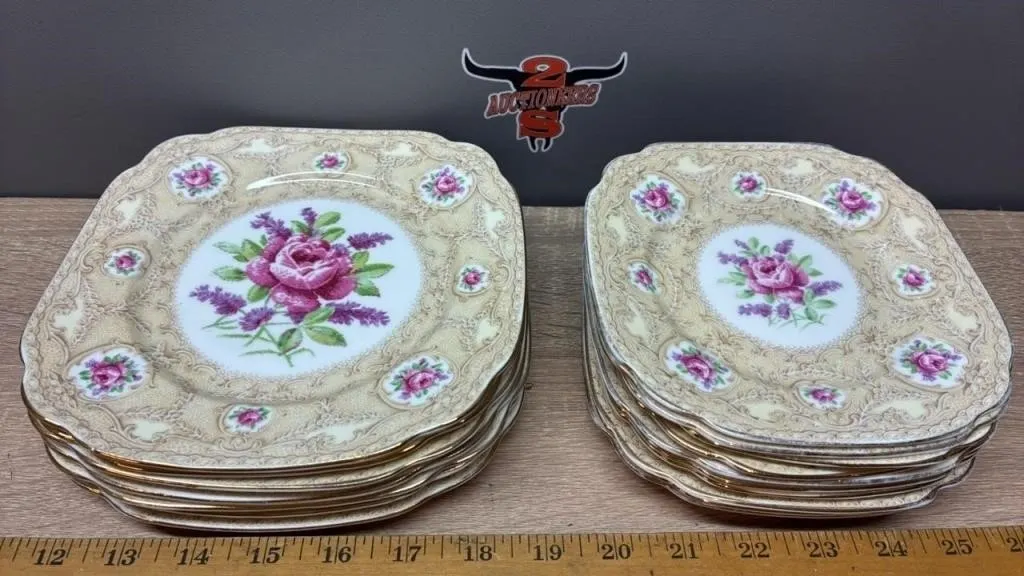 18 Royal Albert Devonshire Lace Plates