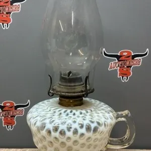 Antique Oil Lamp. 12.5”H. *DC