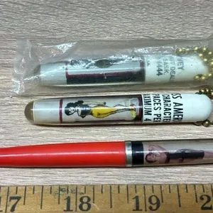 Naughty Mechanical Pencil & 2 Keychains. *DC