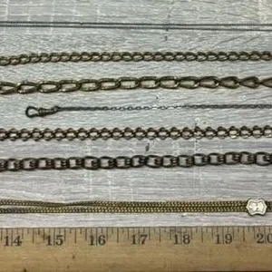 7 Pocket Watch Chains. *DC