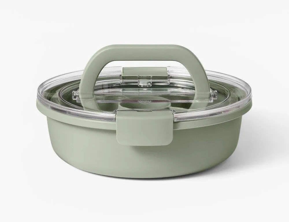 Figmint Round Plastic Snacklebox 5.5 Cup