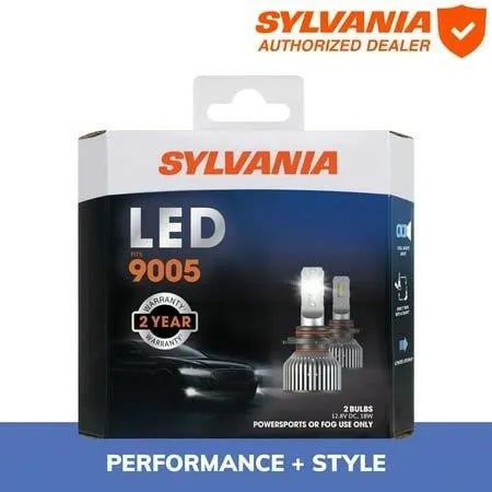 Sylvania 9005 LED Fog Light Bulbs 6000K Cool White