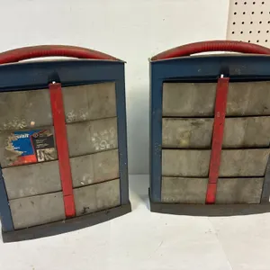 2 flip down storage organizers. Full