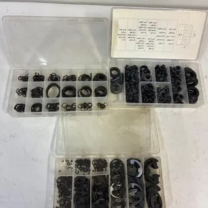 Rubber grommet.  E Clips and snap ring kits.