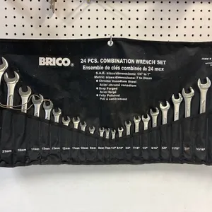 Brico 24 pc combination wrench set. Complete