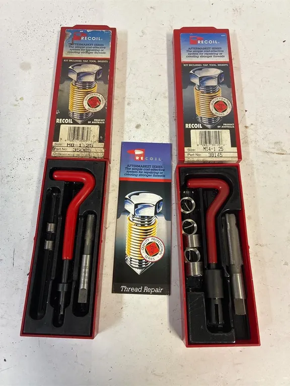 Recoil rethreading kits