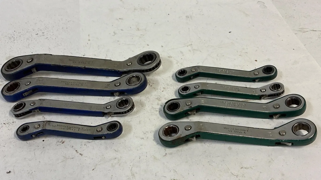 Mastercraft ratchet wrench sets. Standard & Metric