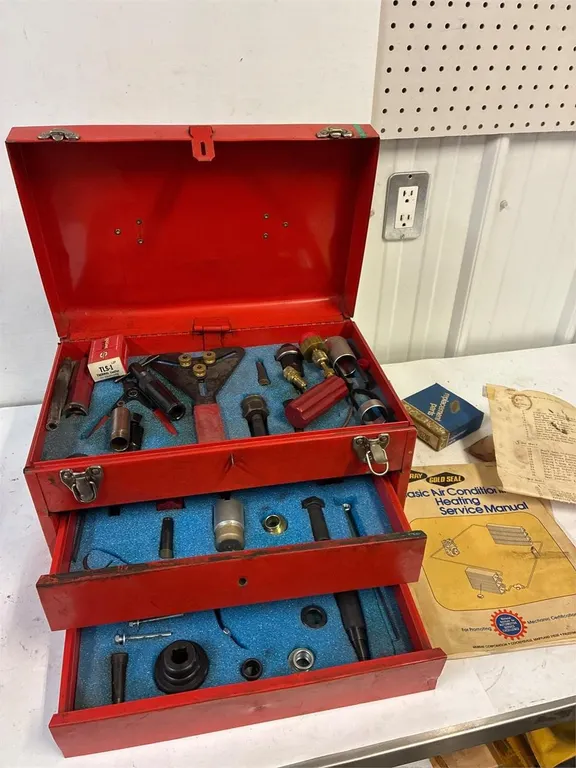 Master Cool Air Conditioning tool box set