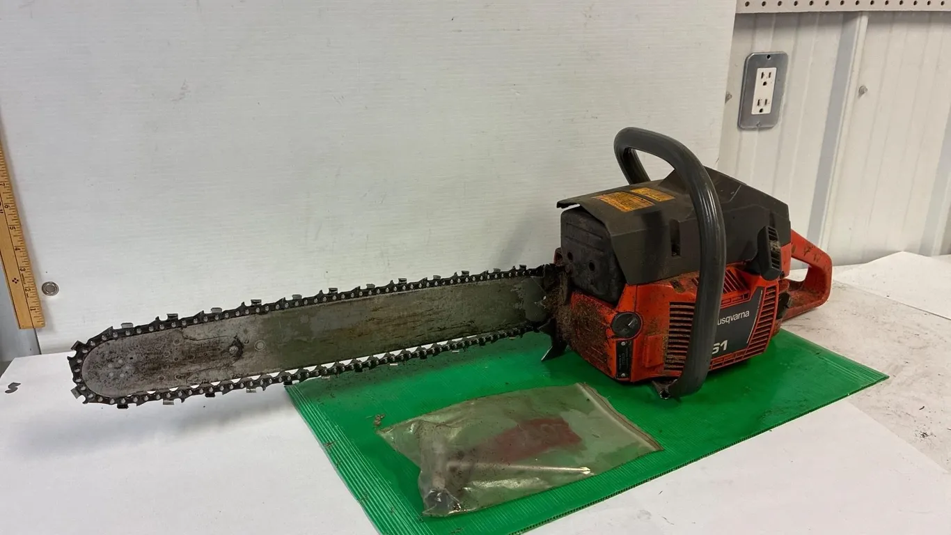 Husqvarna chainsaw. Not running. Not seized.