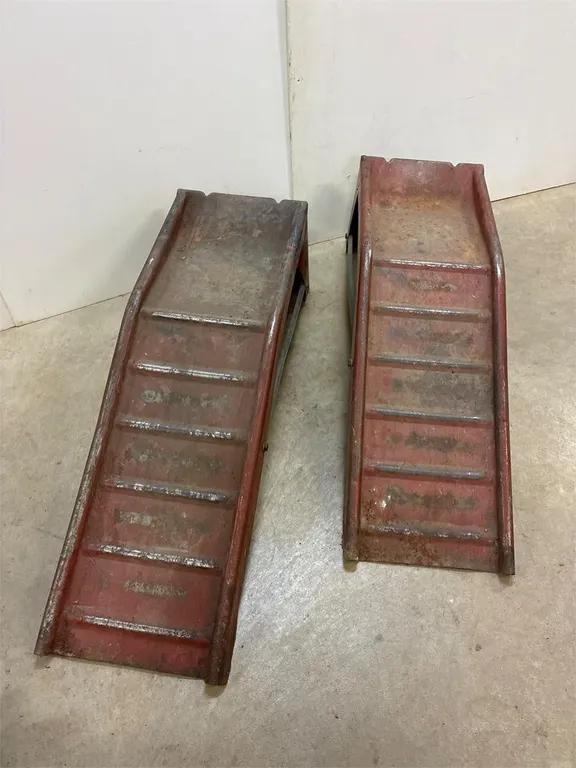 Car ramps.