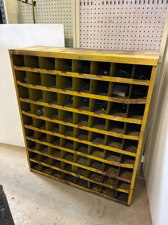 Bolt bin. 36 x 12 x 42� high. Right full
