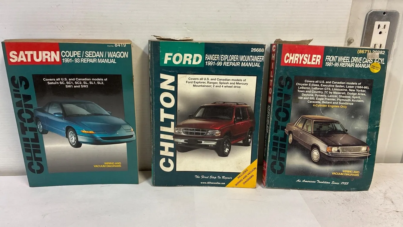 Chilton vehicle repair manuals.