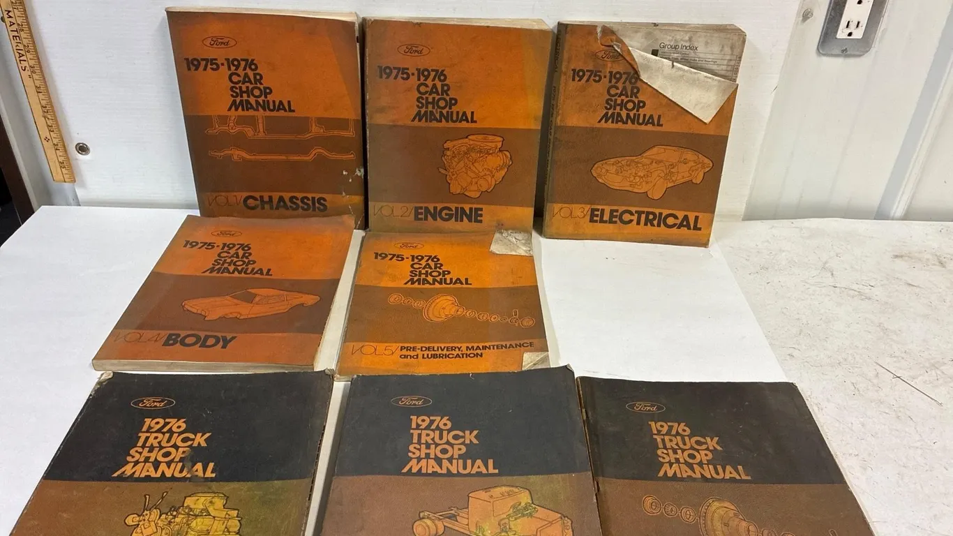 1975-76 Ford sop manuals.