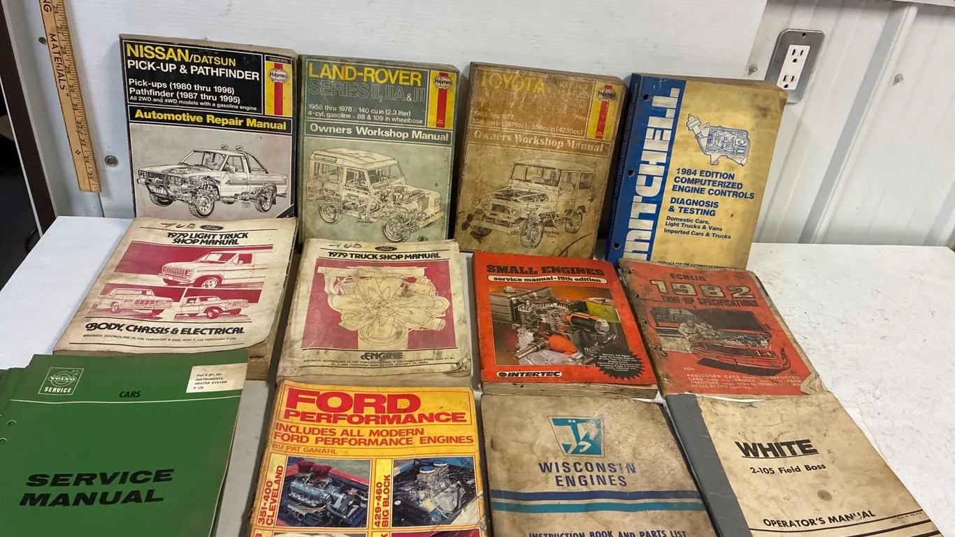 Manuals. Assorted.