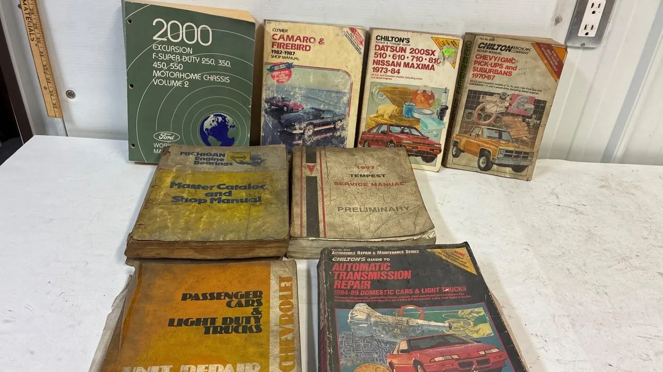 Vehicle repair manuals
