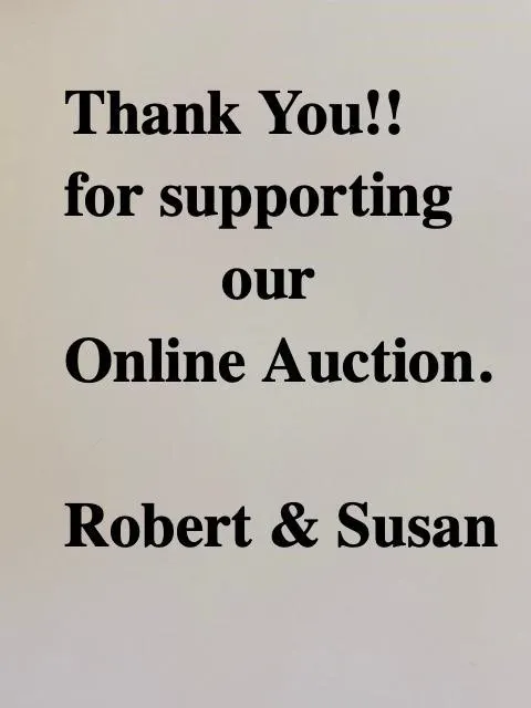 Thank You for Supporting our online auction!!