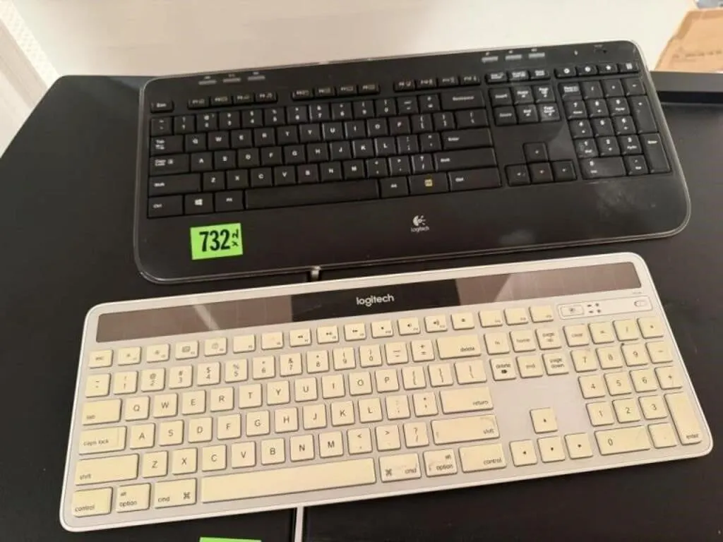 Logitech cordless keyboards (2)