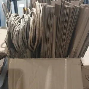 Box of Brown paper bags w/ handles