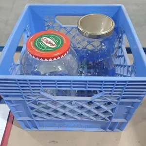 Crate w/ 2 Glass 4L Jars