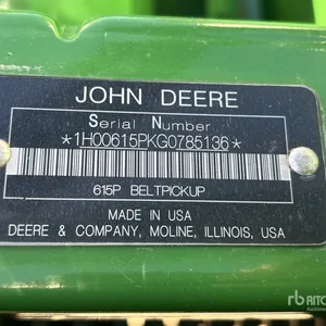 2016 John Deere 615P 15 ft Combine Pickup Header