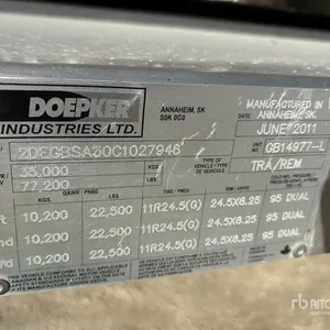 2011 Doepker Super B-Train Lead Grain Trailer