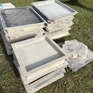 30 fiberglass sidewalk block molds - 18”x 18”  &  24”x 30”.   (GST 5% charged)