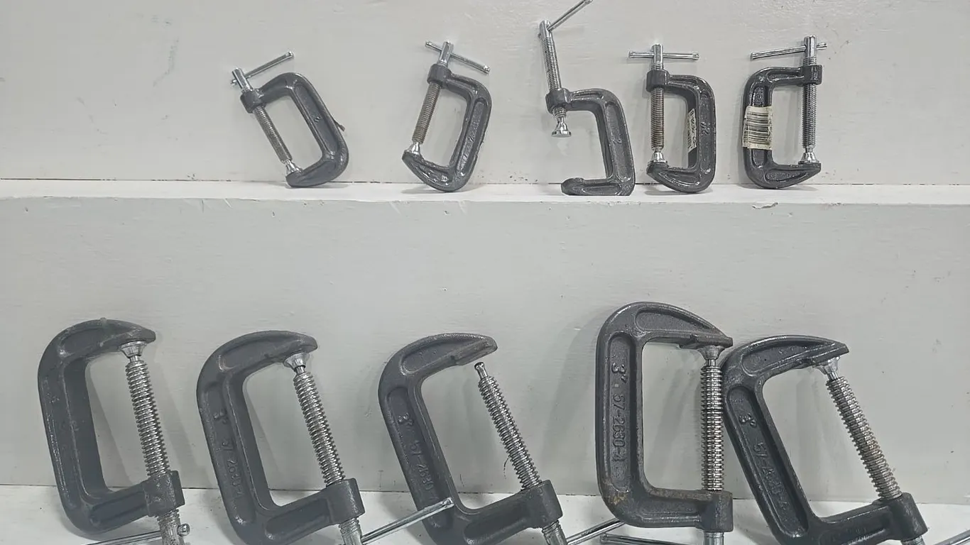 C-Clamps, various sizes