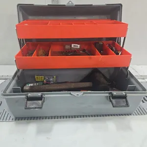 Plastic tool case, includes misc. tools
