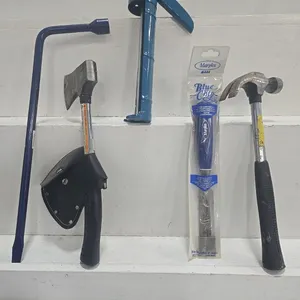Tire Iron, Caulking Gun, Hatchet, Chisel
